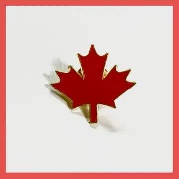 캐나다 메이플리프 오사카 간사이 만박 2025 스태프 핀 배지