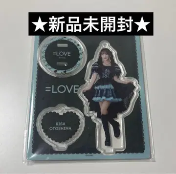 =LOVE 이코라브 오토시마 리사 블랙 의상 아크릴 스탠드