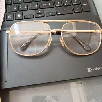 K-13 FT1160 빈티지 골드 프레임 안경