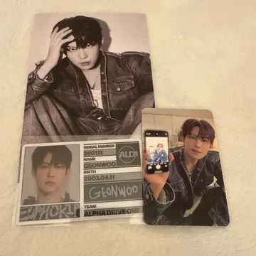 ald1 flake alarm ver. 건우 봉입 트레이딩 카드 세트