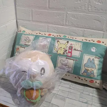 제일복권 포켓피스 봉제 인형 모쿠로&쿠션