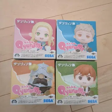 던전밥 큐룽하게 쳐다보는 포즈 미니 피규어 4종 세트