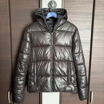 nano universe 후드 부착 다운 자켓