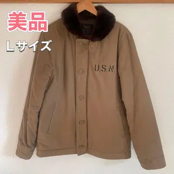 새상품급 샌드독스 N-1 덱 자켓 스텐실 베이지 구제 의류 L 사이즈