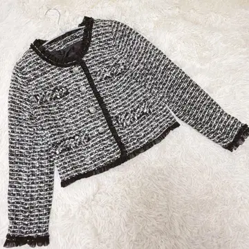 INGNI 테일러드 자켓 노카라 블랙 고급 깔끔함