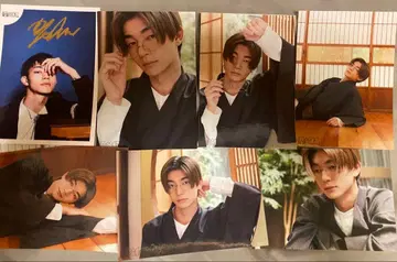 요시자와 카나메 친필 사인 브로마이드 세트