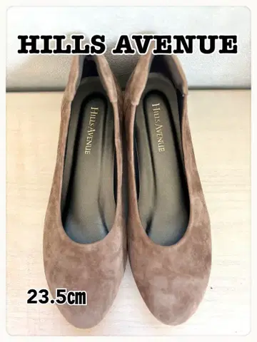 HILLS AVENUE 펌프스 스웨이드 카멜 브라운 23.5cm