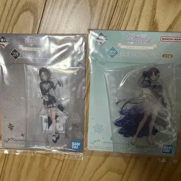 제일복권 아이돌 마스터 샤이니 컬러즈 아크릴 스탠드 2점