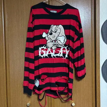 [ GALFY ] 비리비리 보더 롱 T