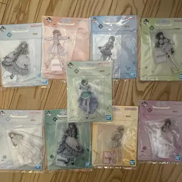 제일복권 아이돌 마스터 샤이니 컬러즈 아크릴 스탠드상 9점