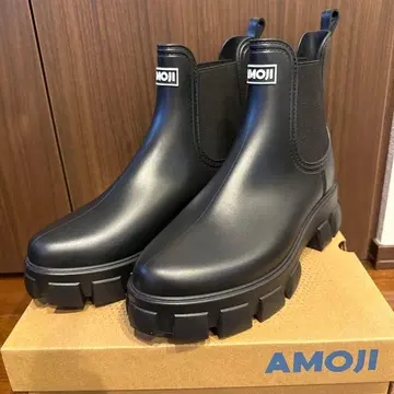 AMOJI 아모지 레인부츠 사이드 고어 부츠 26.0