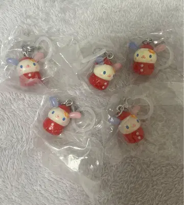 산리오 메지루시 액세서리 딸기 우사하나