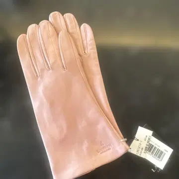 고급 양가죽 장갑 핑크 21cm M 사이즈 상당