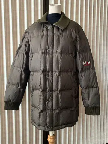다크 카키 그린 다운 자켓 L 사이즈 맨싱 스포츠