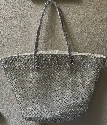 todayful 메쉬 토트백 실버