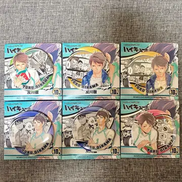 하이큐!! 캔뱃지 오이카와 토오루 6개 세트