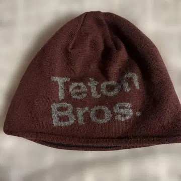 컨디션 최상 티 티튼브로스 Teton Bros. 버건디 니트 모자