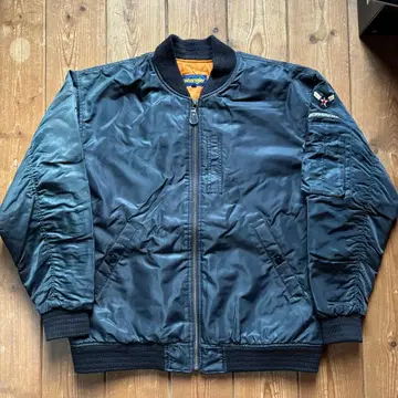 Wrangler MA-1 블랙 자켓 vintage