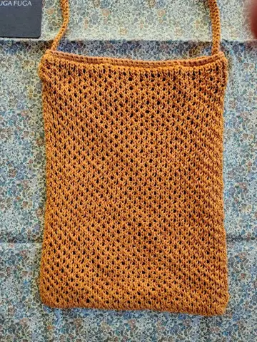 사토 섬유 FUGAFUGA 니트 미니백 새상품 미사용품 택 포함