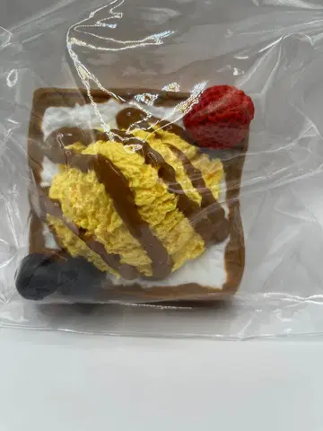 스퀴즈 스트레스 해소 쫀득쫀득 린넨 체리 치즈 푸딩 주무르기 놀이