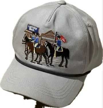 새상품 루케이시 웨스턴 부츠 제조사 모자 로프 캡 CAP 스카이블루