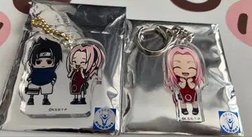 NARUTO 사쿠라 사스케 아크릴 키링