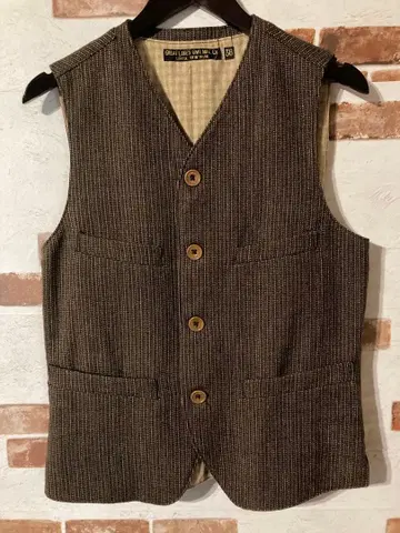 프리휠러스 카네기 트위드 베스트 36 택 포함