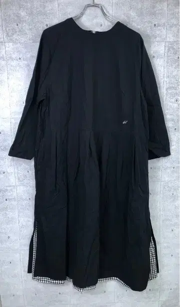 bonpon511 SUNNY CLOUDS 레트로 구제 의류 A라인 원피스