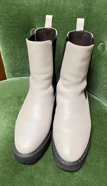 HIMIKO 화이트 사이드 고어 부츠