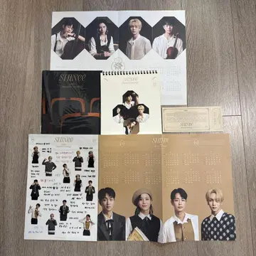 SHINee 시즌 그리팅 2022 포스터 달력 BROCHURE 씰