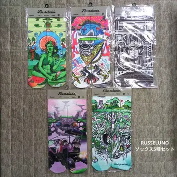 RUSSELUNO 삭스 5종 양말 러셀노 아티스트삭스
