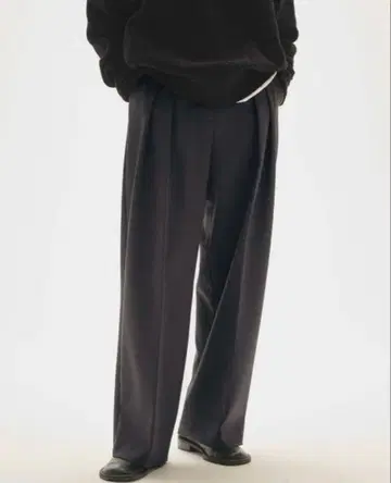 TODAYFUL 본딩 와이드 트라우저 그레이 38