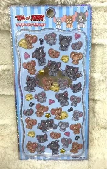 정품 톰과 제리 프티 드롭 스티커 톰제리 씰 새상품