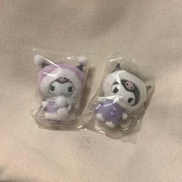 산리오 치비토모 화과자 눈의 정령 쿠로미 2개 세트