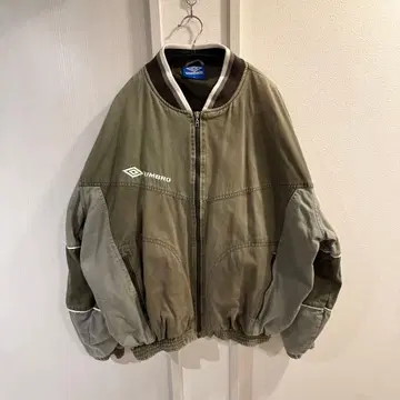 UMBRO 그린 코튼 블루종 XL