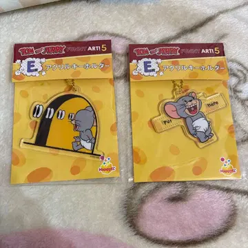 톰과 제리 해피 복권 E상 아크릴 키링 타피