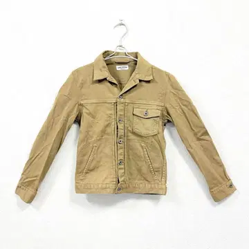 [ nano universe ] 데님 자켓 베이지 슬림 베이지 신축성