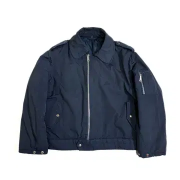 레어 60s 프랑스군 파이롯트 플라이트 자켓 L 상당 네이비 공군