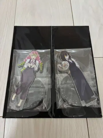 귀멸의 칼날 모크테일 아크릴 스탠드 이구로 오바나이 칸로지 미츠리 세트