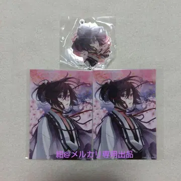 검이 너에게 벚꽃 꽃잎 만발한 츠쿠모마루 아크릴 키링 브로마이드 1