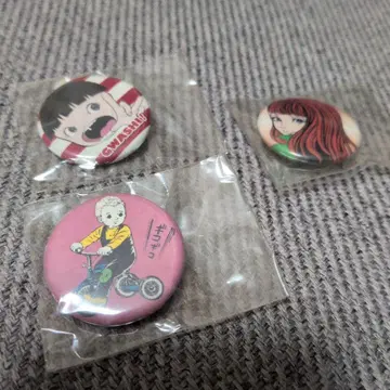 우메즈 카즈오 캔 배지 세트 마코토짱 표류교실 오로치