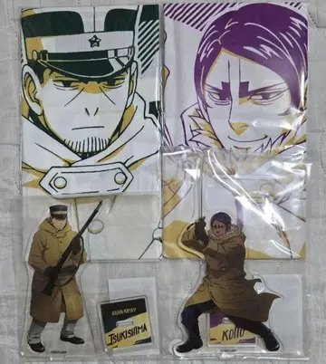 골든 카무이 아니바사루 아크릴 스탠드 수건 츠키시마 코이토