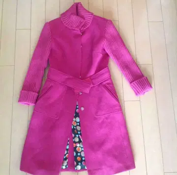 D&G 핑크 코트 이탈리아제 38 사이즈 돌체&가바나