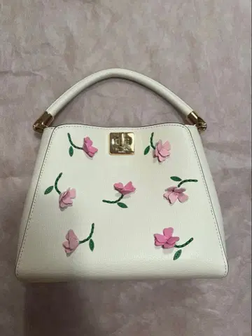 피비 플로럴 아플리케 스몰 탑 핸들 새첼