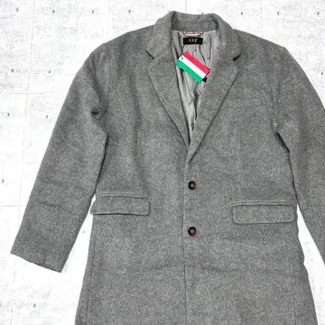 새상품 GGD 체스터 코트 안감 올 패턴 울 지지디