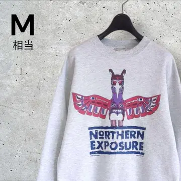 90s USA제 구제 맨투맨 NOTHERN EXPOSURE 그레이