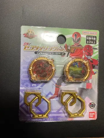 미개봉 새상품 DX 센타이 반지 세트 신켄저 & 고버스터즈