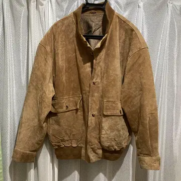 스웨이드 블루종 브라운 발스타