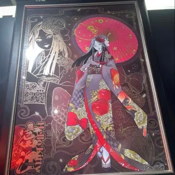 미개봉 새상품 정품 토미에 이토 준지 산리오 캐릭터 아트 포스터 기모노