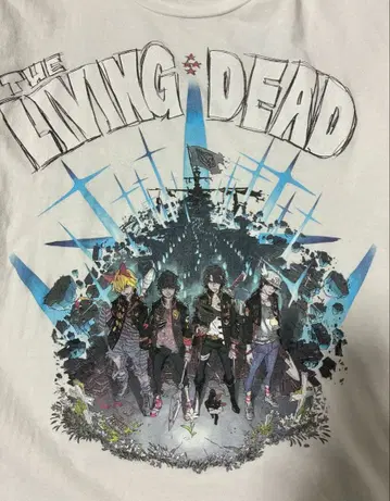 범프 오브 치킨 리빙 데드 T셔츠 화이트 L 사이즈